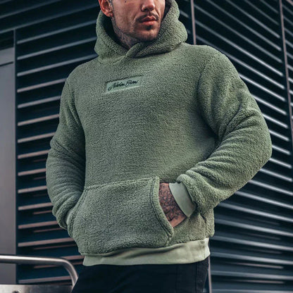 Variant image for Damer Hoodie Långärmad Plysch Avslappnad Passform-1