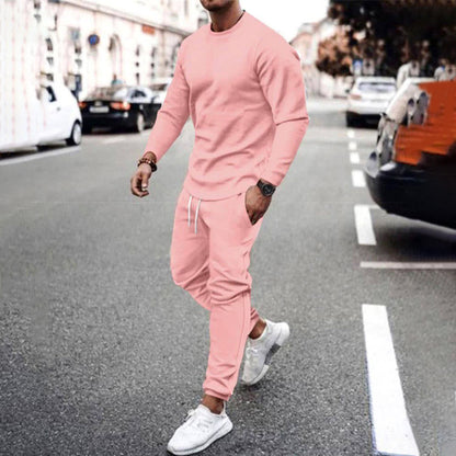 Herr Träningsdräkt Sportig Design Polyesterblandning-4