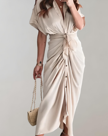 Variant image for Långklänning Dam Skräddarsydd Mjuk Tyg för Fest och Bröllop-25