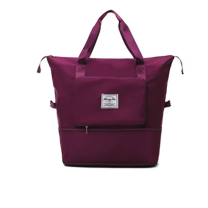 Fällbar Vattentät Resväska Stor för Damer med Rymlig Kapacitet – Perfekt för Resor och Gym 10