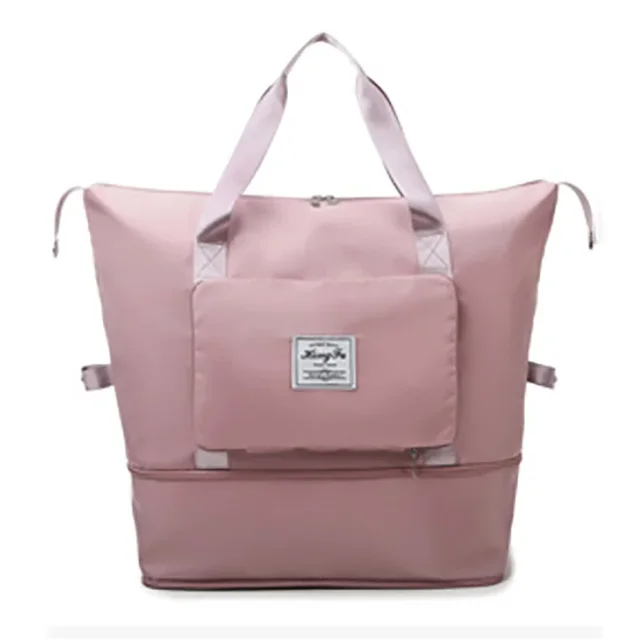 Fällbar Vattentät Resväska Stor för Damer med Rymlig Kapacitet – Perfekt för Resor och Gym 12