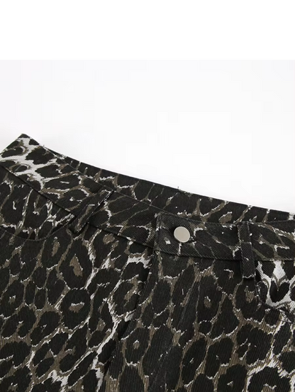 Snygga Byxor Dam Med Brett Ben i Bekväm Polyester Passform-3