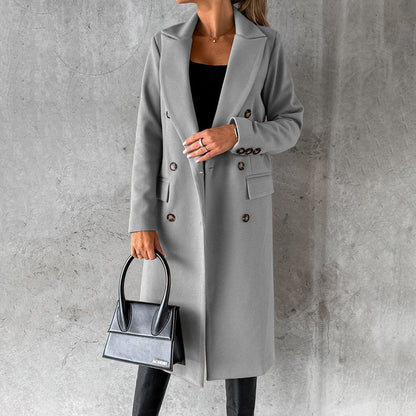 Damenjacke aus Polyester – Moderne Elegante Winterjacke in Schwarz, Blau und Grau, Warm und Bequem, Ideal für Alltag und Festlichkeiten 9