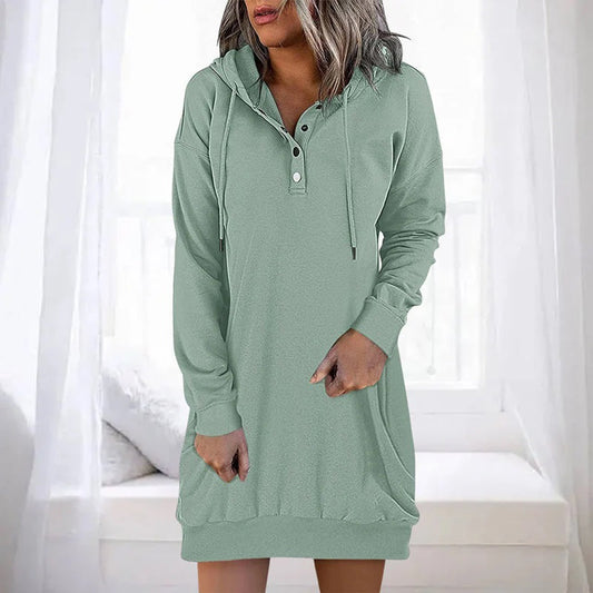 Dam Vinterklänning Elegant Polyester för Alla Tillfällen-1