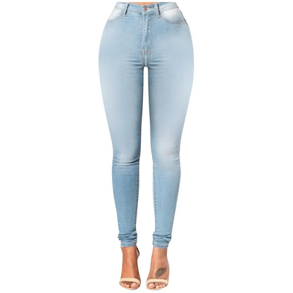 Variant image for Dam Jeans Hög Midja Elastisk Passform Slitstarka Material-21