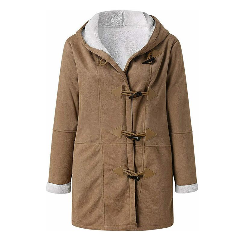 Kvinno Kappa Varm Mokka Polyester Elegant Stil 4