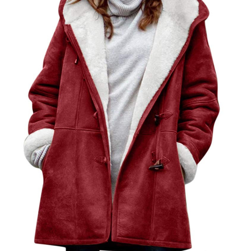 Kvinno Kappa Varm Mokka Polyester Elegant Stil 11