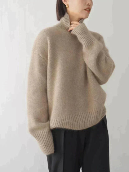 Variant image for Dam Turtleneck Tröja Akrylblandning Mysig Regelbunden Passform-6