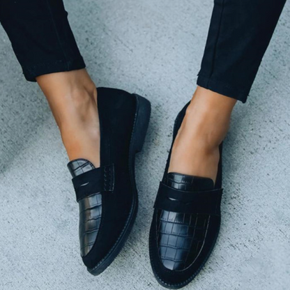 Kvinnor Loafers Krokodilmönster Syntetiska Elegant Design-2