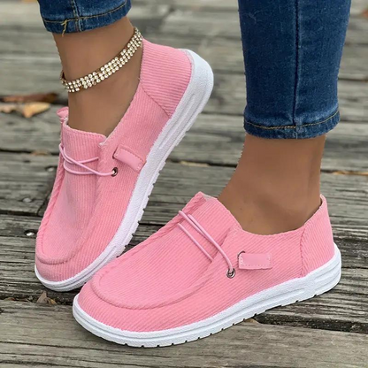 Dam Slip-on Skor Avslappnad Andningsbar Design Flexibel Material-4