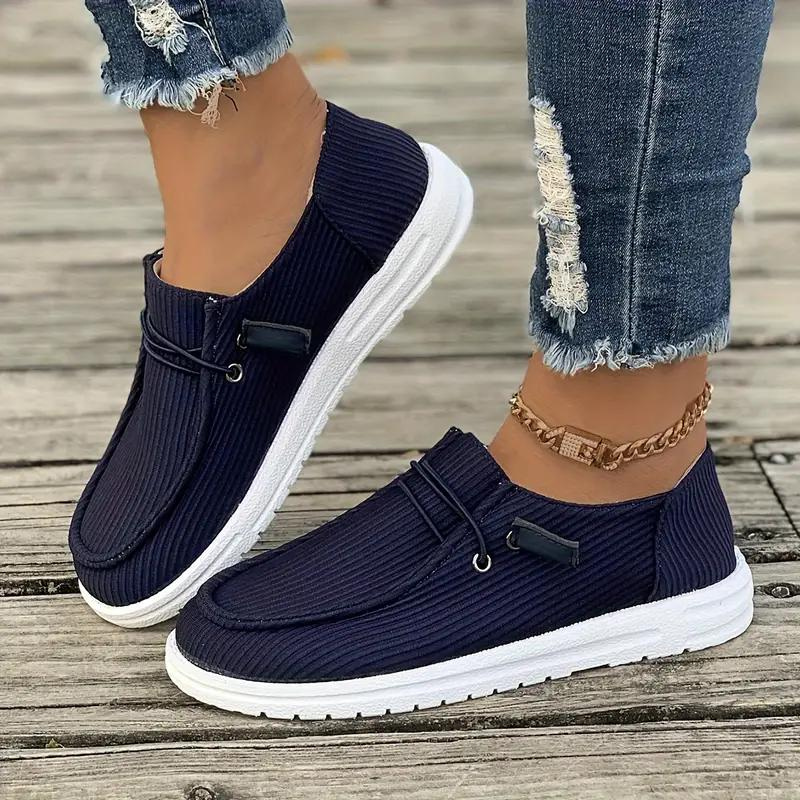 Dam Slip-on Skor Avslappnad Andningsbar Design Flexibel Material-5