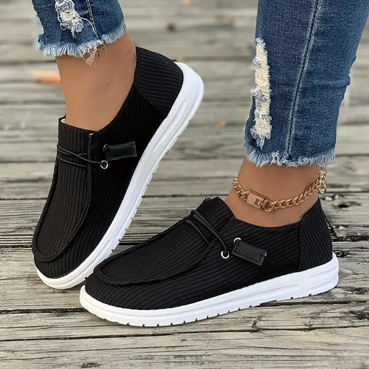 Dam Slip-on Skor Avslappnad Andningsbar Design Flexibel Material-1