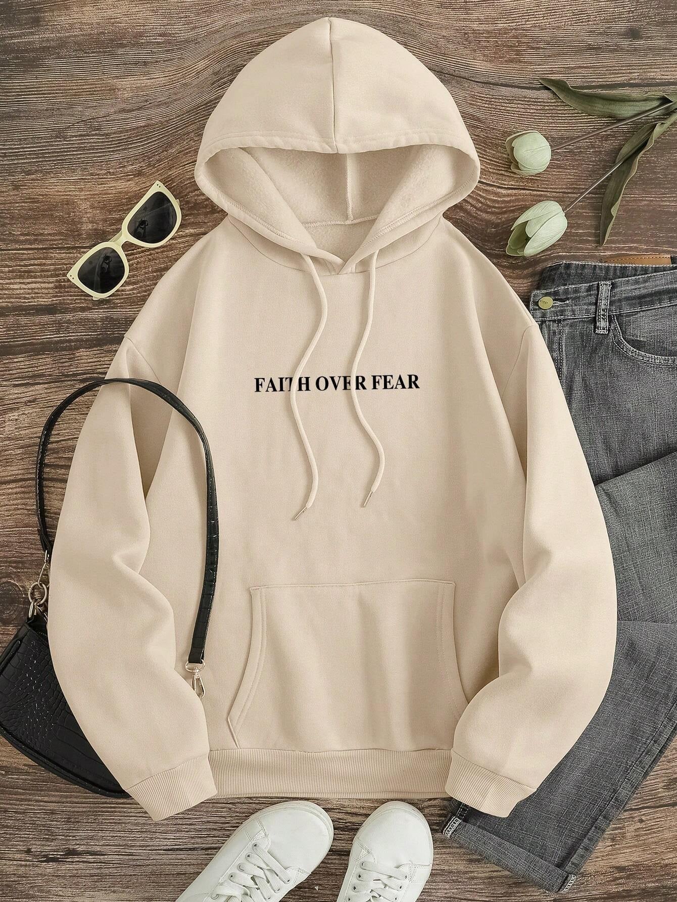 Lång Hoodie Dam Avslappnad Polyester med Justerbar Huva-5