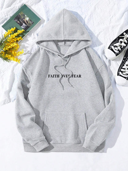 Lång Hoodie Dam Avslappnad Polyester med Justerbar Huva-4