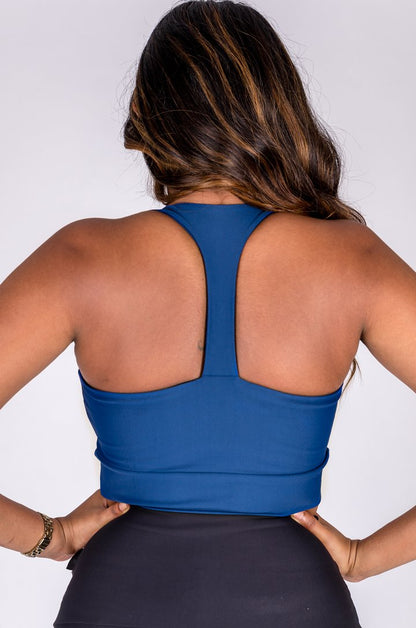 Dam T-back Skördetopp Mjuk Tyg-3