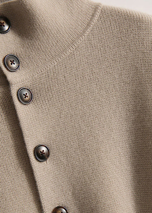 Dam Rollkrage Tröja med Knappdetalj i Högkvalitativt Material-5