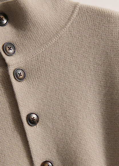 Dam Rollkrage Tröja med Knappdetalj i Högkvalitativt Material-5