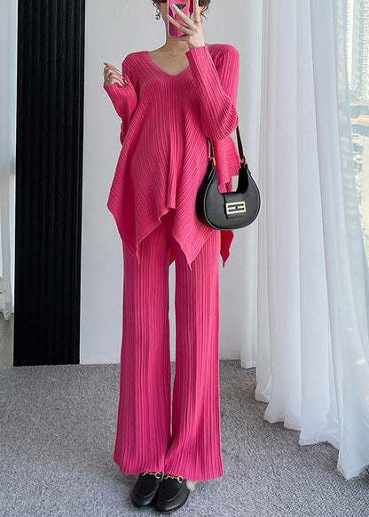 Dam Tvådelat Set Asymmetrisk Lapptäck Bomull-2