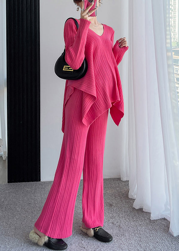 Dam Tvådelat Set Asymmetrisk Lapptäck Bomull-4