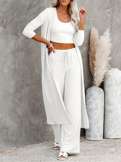 Variant image for Kvinnors Loungewear Set Mjuk Bomull Tre Delar-5