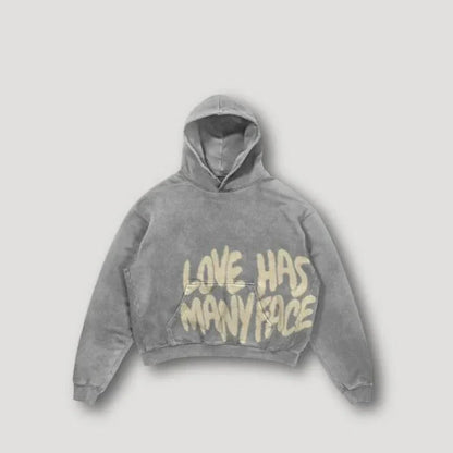 Unisex Hoodie Grafisk Design 100% Bomull Streetwear-3