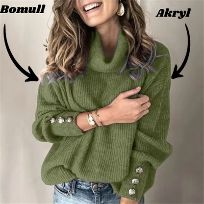 Kvinnors Vintertröja Isolerande Material Långa Ärmar-1