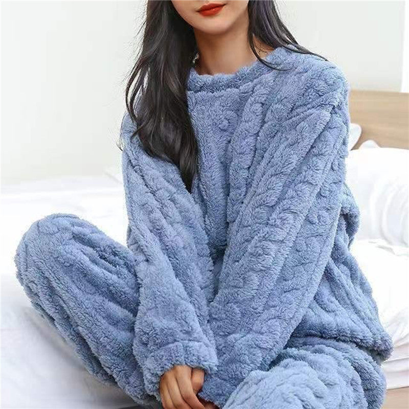 Variant image for Dam Fleece Pyjamas Set Mysig och Bekväm-1