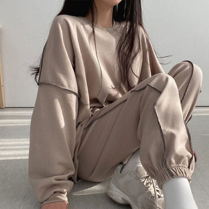 Kvinnors Överdimensionerad Jumpsuit Mjuk Andningsbar Tyg-4