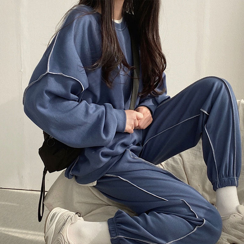 Kvinnors Överdimensionerad Jumpsuit Mjuk Andningsbar Tyg-5