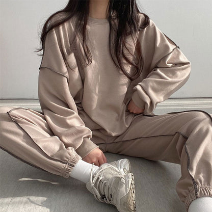 Kvinnors Överdimensionerad Jumpsuit Mjuk Andningsbar Tyg-6
