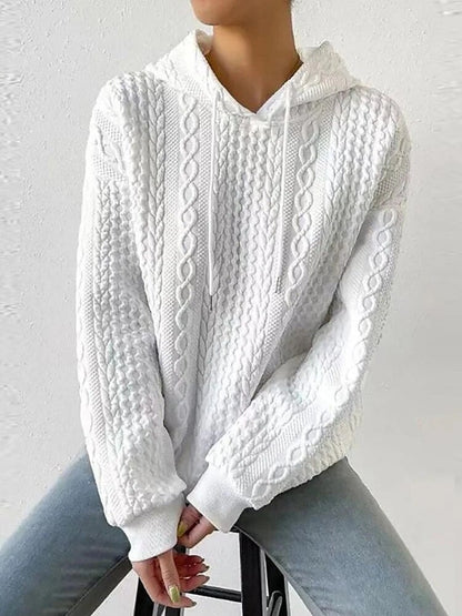 Variant image for Hoodie Herr Avslappnad Stil Blandat Material för Vinter-7