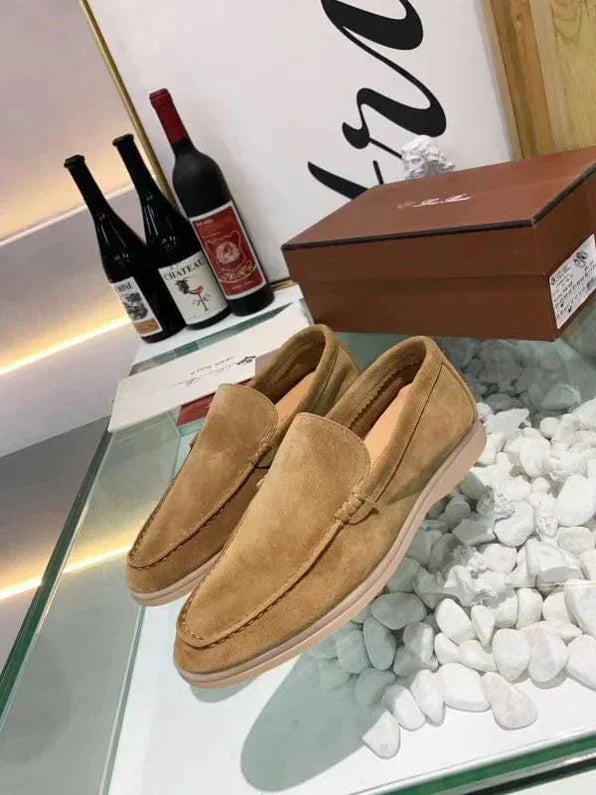 Herrar Loafers Vintage Läder Komfortabel Design-4