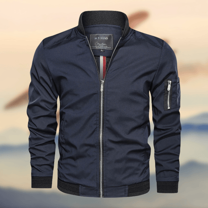 Variant image for Herrjacka Modern Bomberjacka Lätt Material-11