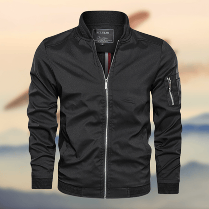Herrjacka Modern Bomberjacka Lätt Material-5