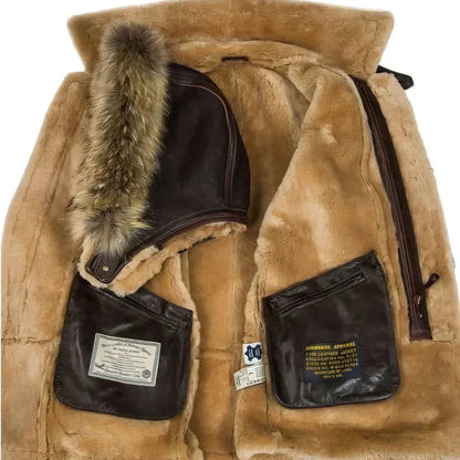 Herren Skinnjacka Modern Stil Högkvalitativt Läder-2