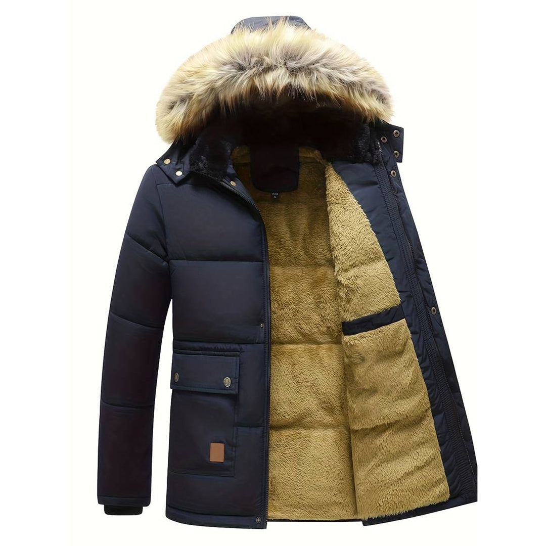 Variant image for Herr Vinterjacka Parka Vattenavvisande Modern Design-1