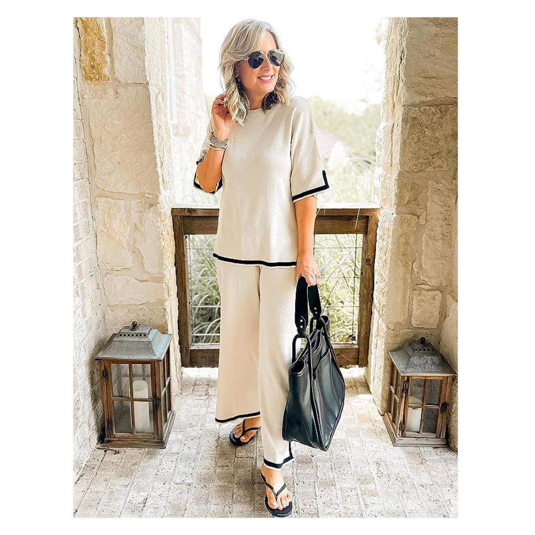 Dam Klänning Stretchig Bomull Elegant Design-2