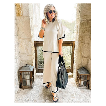 Dam Klänning Stretchig Bomull Elegant Design-2