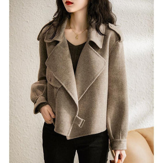 Kort Jacka Dam Lös Stil Modern Polyester 1