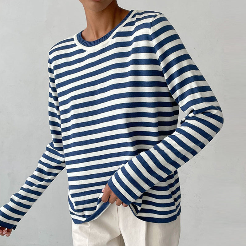 Variant image for Herrpullover Tidlös Design Högkvalitativ Blandning av Bomull och Syntetfiber-1