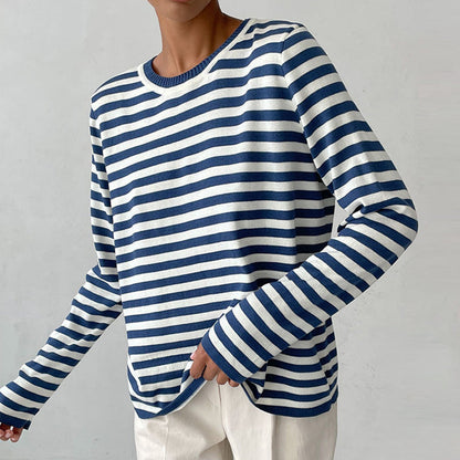 Herrpullover Tidlös Design Högkvalitativ Blandning av Bomull och Syntetfiber-2