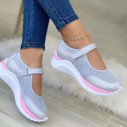 Kvinnors Sneakers Ortopedisk Design Textil Syntet-1