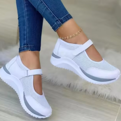 Kvinnors Sneakers Ortopedisk Design Textil Syntet-4