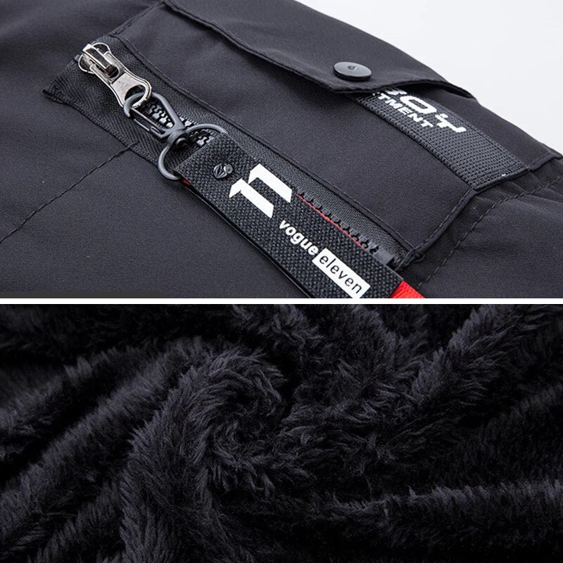 Dam Vinterjacka Parka Fleecefoder Organisk Bomull Återvunnen Polyester-3