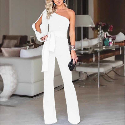 Dam Overall Elegant Design Mjuk Tyg för Bröllop och Formella Tillfällen-1