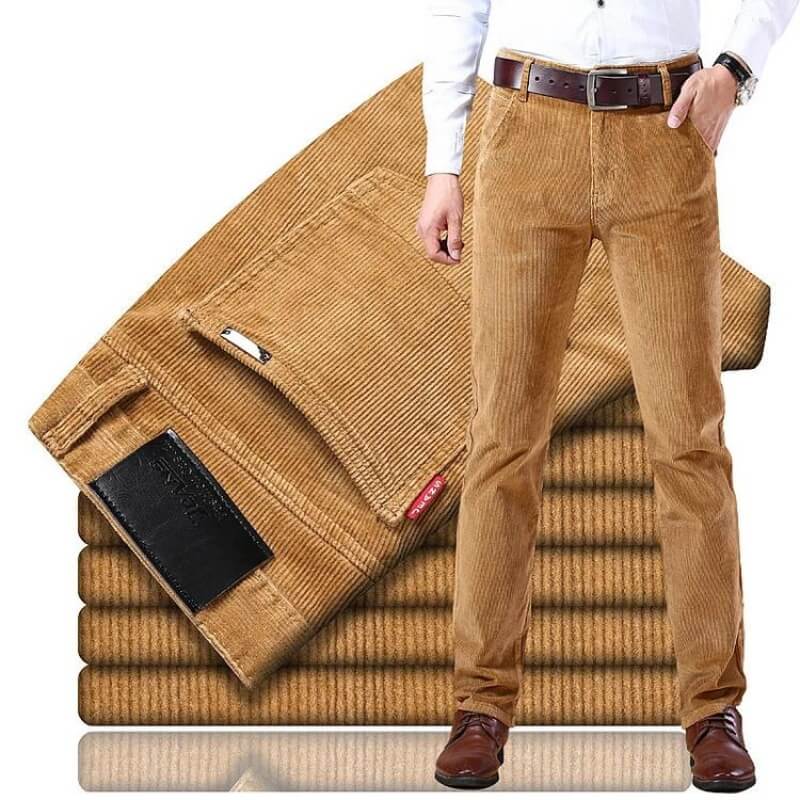 Variant image for Herr Jeans Klassiska Corduroy Traditionell Passform Högkvalitativt Sladdtyg-1