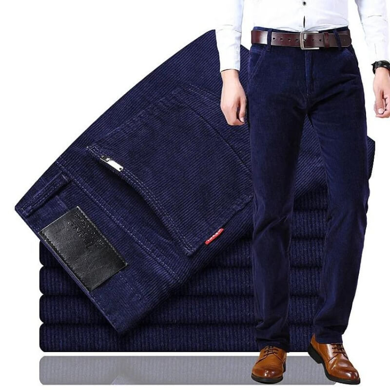 Variant image for Herr Jeans Klassiska Corduroy Traditionell Passform Högkvalitativt Sladdtyg-22