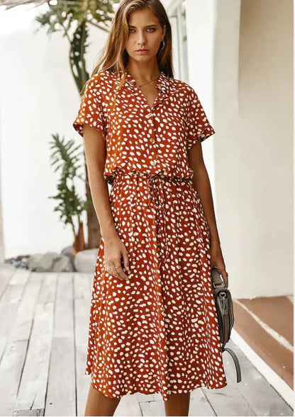 Variant image for Dam Sommarklänning Vintage Lätt Material för Midsommar och Bröllopsgäst-9