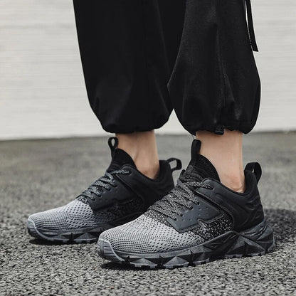 Variant image for Herr Sneakers Lätta Stickat Material för Träning och Vardag-12