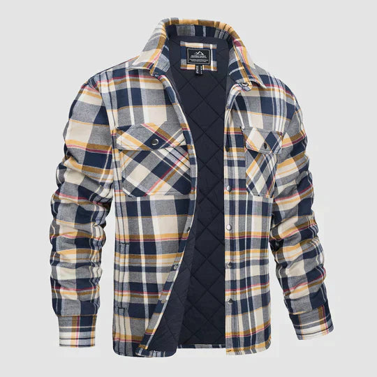 Variant image for Herr Flanelljacka Fodrad med Huva i Quiltad Polyester-6